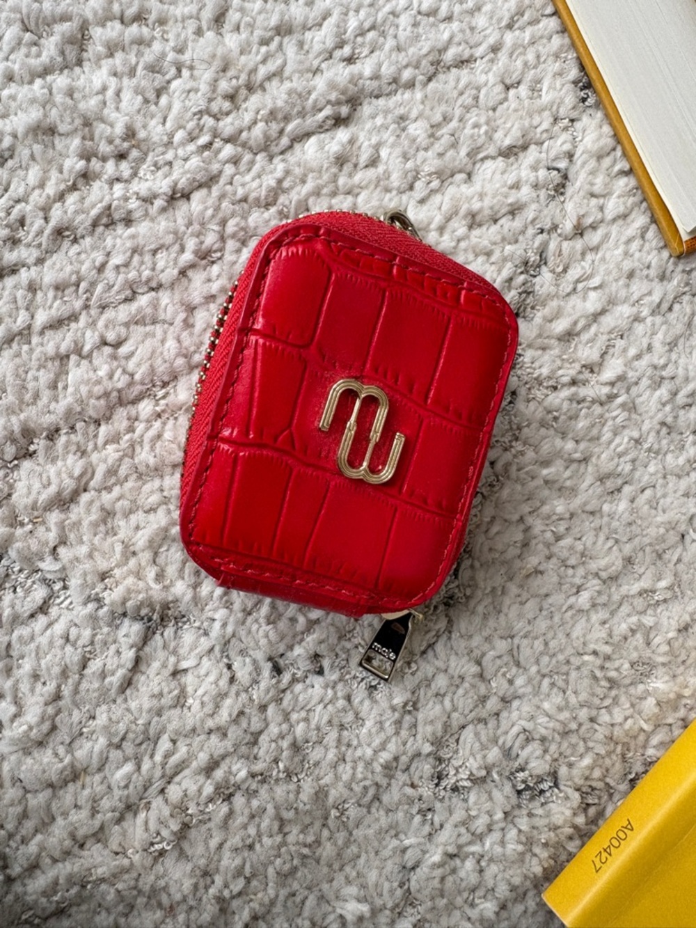 Maje Accessory - leather AirPod case